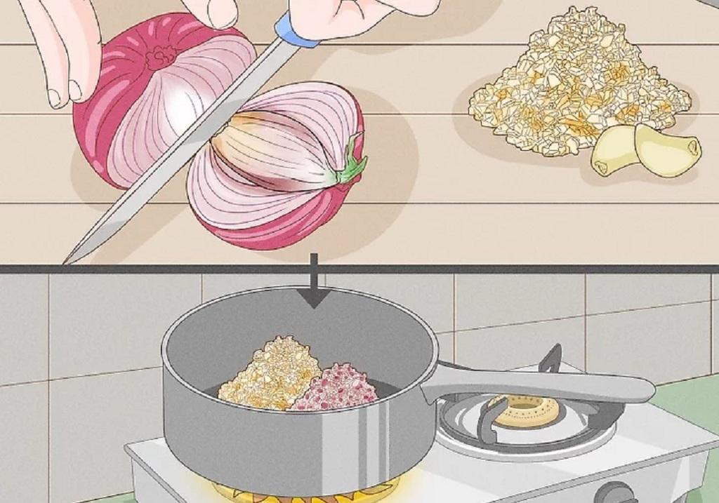 طرز ساخت اسپری سیر، پیاز و فلفل تند