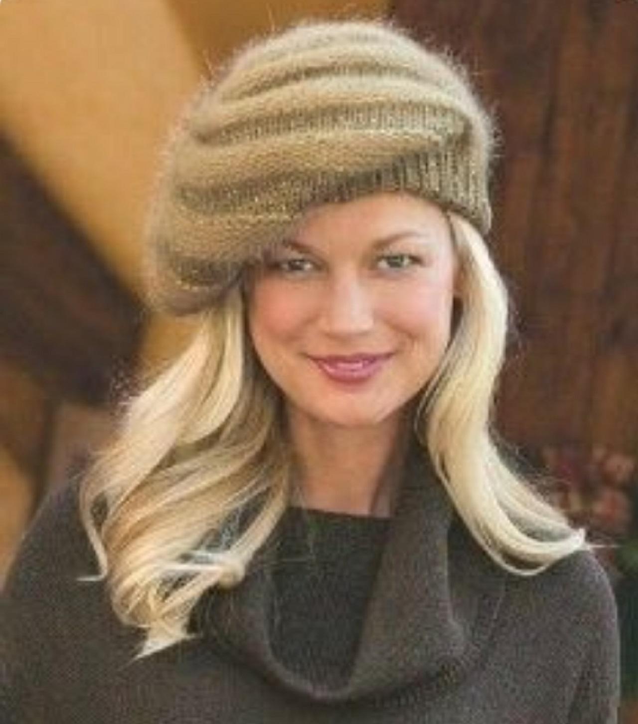 مدل کلاه بافتنی دخترانه&nbsp; طرح&zwnj; دار 2