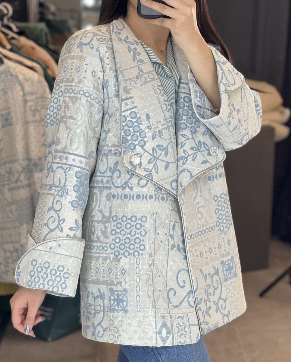 مدل مانتو ژاکارد جدید 2