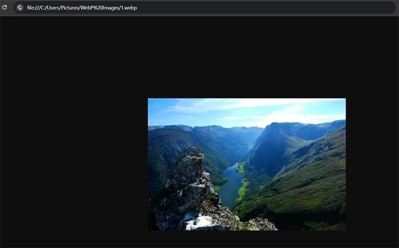 نحوه باز کردن تصاویر با فرمت Webp 4