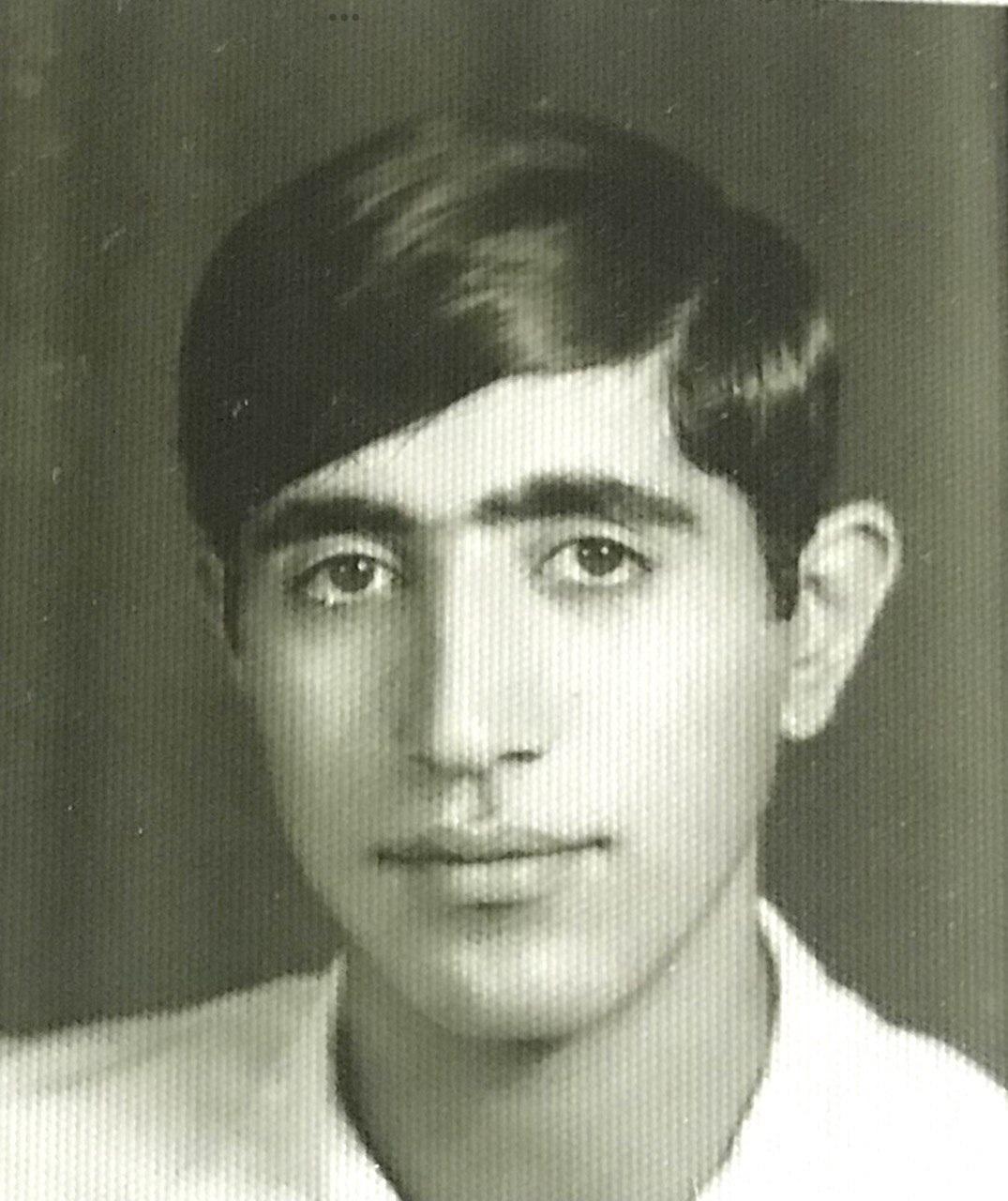 عکس نوجوانی بهرام مشیری