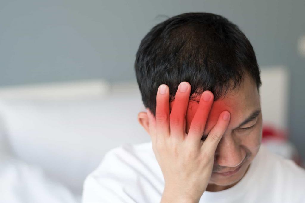 علت درد در پشت سر هنگام خوابیدن