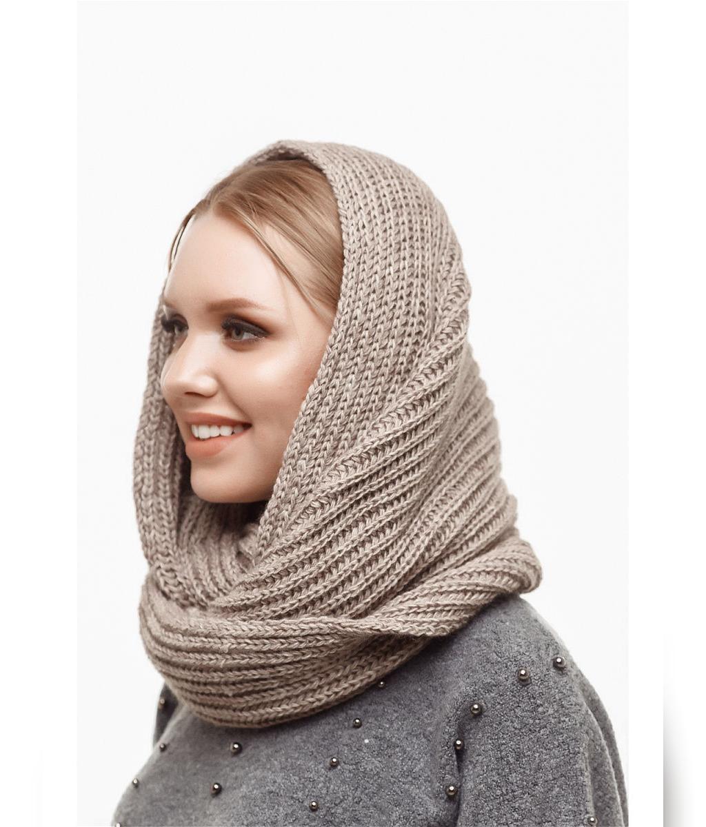  مدل جدید روسری بافتنی ساده با دومیل