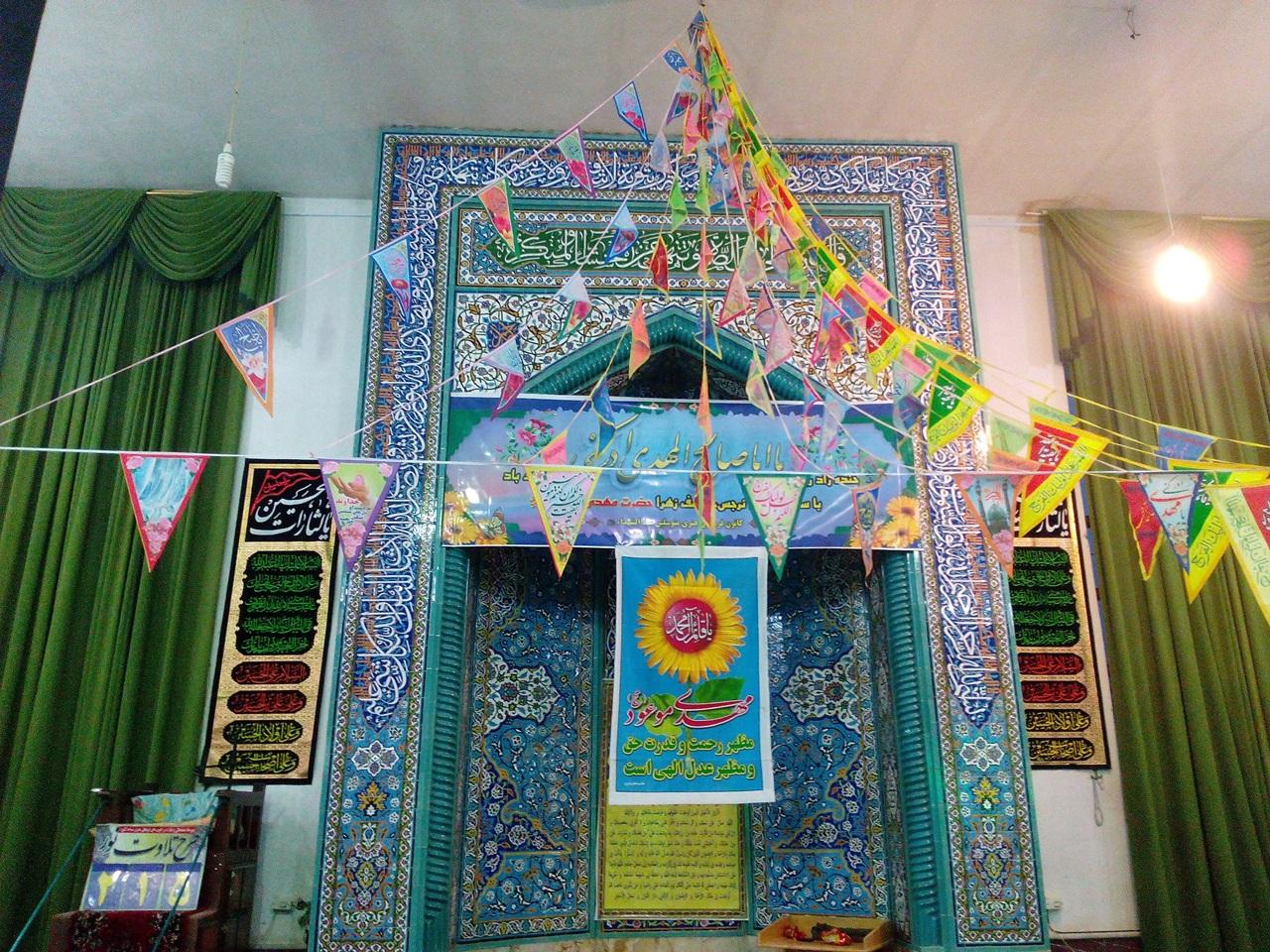 تزیین نیمه شعبان در مسجد 3