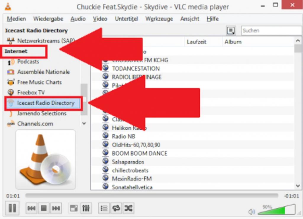 قابلیت و ویژگی مخفی مدیا پلیر VLC: گوش دادن به ایستگاه های رادیویی اینترنتی
