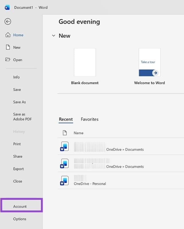 نحوه فعال&zwnj;سازی حالت تاریک در Microsoft Office 2