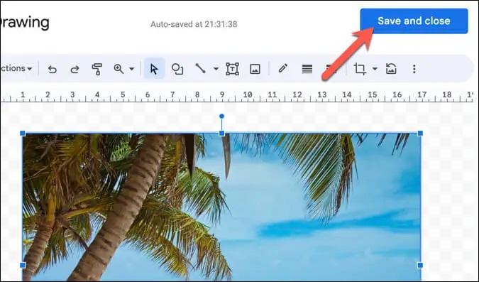 نحوه چرخاندن تصاویر در Google Docs 4