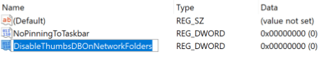  استفاده از registory editor برای جلوگیری از ایجاد فایل های کش Thumbs.db/6