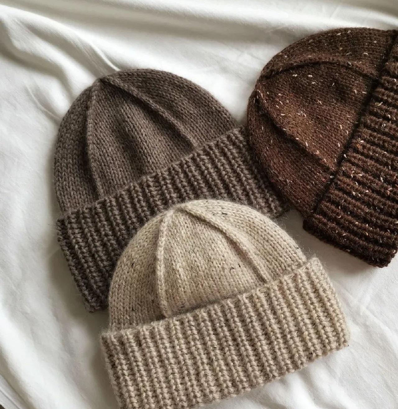 مدل کلاه بافتنی پسرانه ساده و کلاسیک9