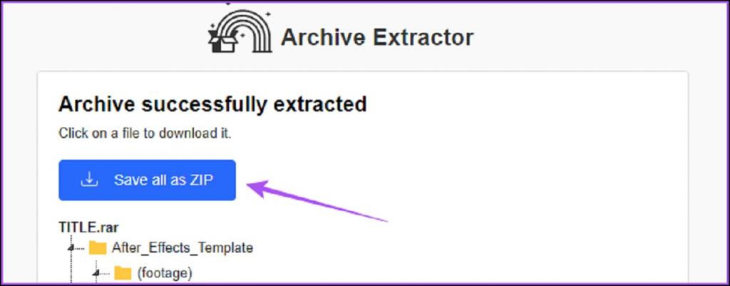 نحوه باز کردن فایل فشرده با نرم افزار Archive Extractor مرحله 3