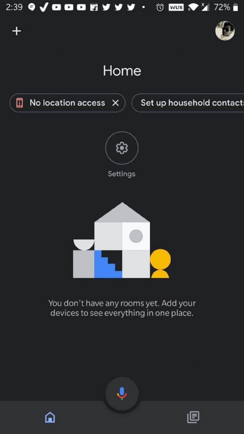 برنامه Google Home