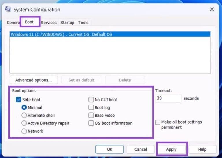 نحوه اضافه کردن Safe Mode به ویندوز 4