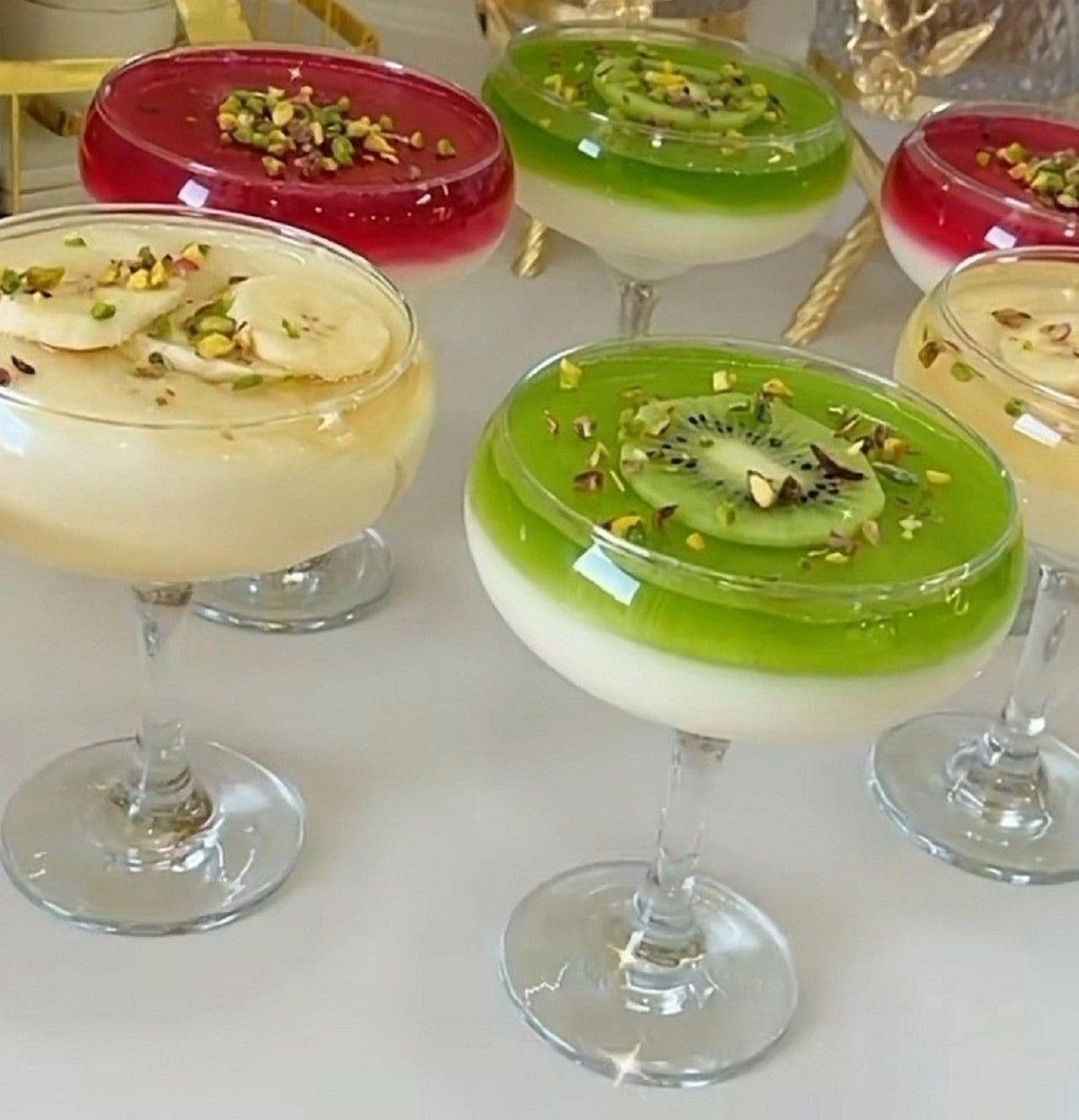 مدل ژله لیوانی یلدایی لاکچری 5