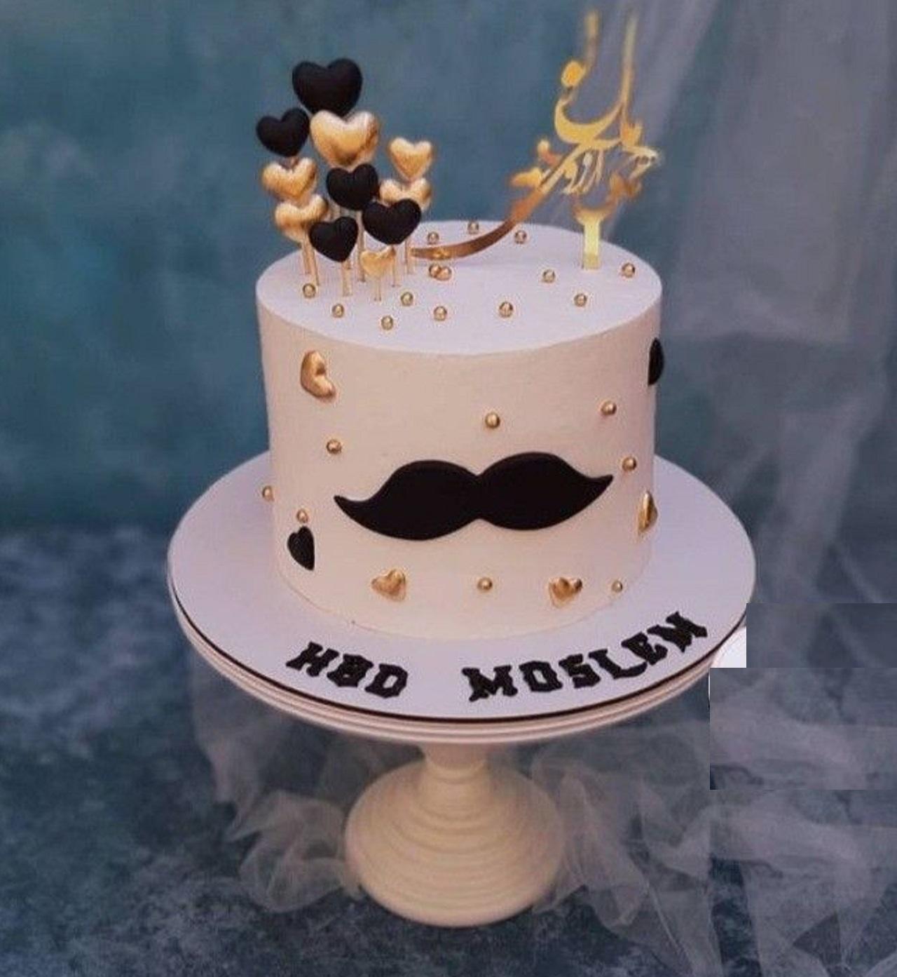 مدل کیک روز مرد عاشقانه 6