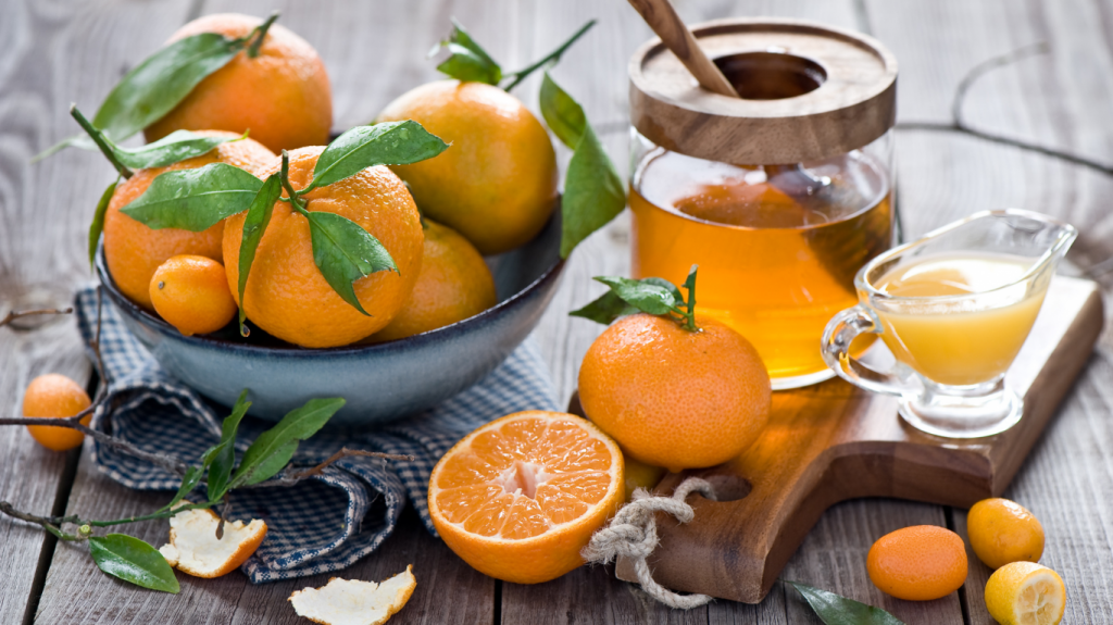 خواص آب پرتقال و عسل