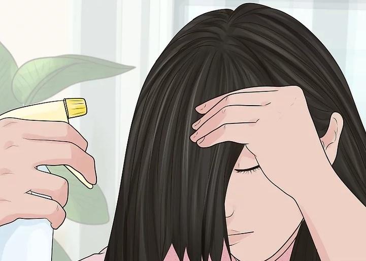 نحوه استایل کردن موی چتری پرده ای 1