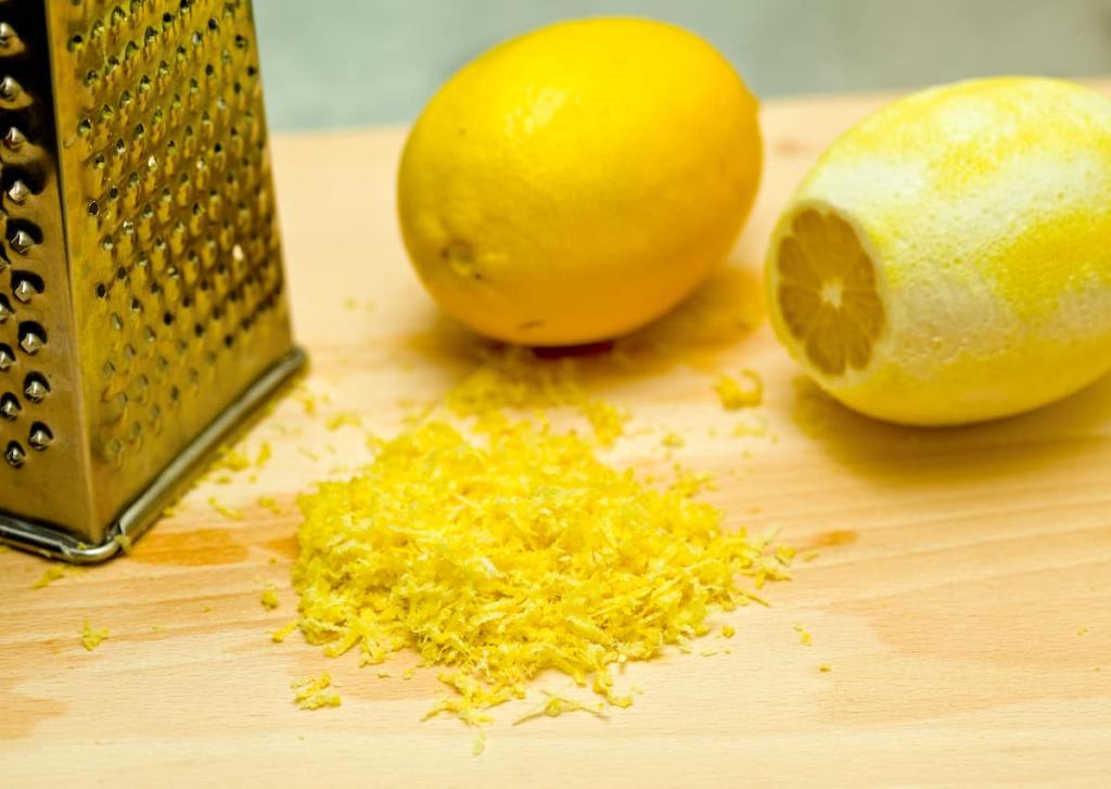 فریز کردن پوست لیمو