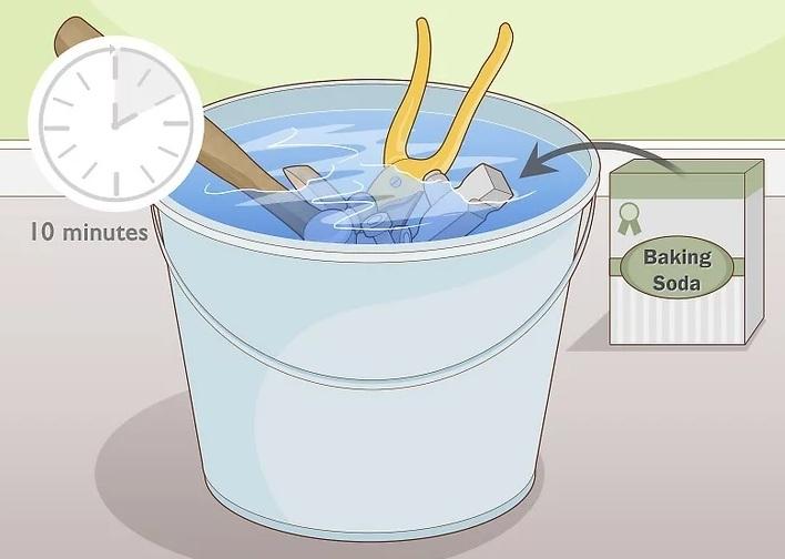 نحوه تمیز کردن ابزارهای قدیمی 22