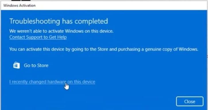 نحوه فعالسازی ویندوز پس از تغییر سختافزار 2
