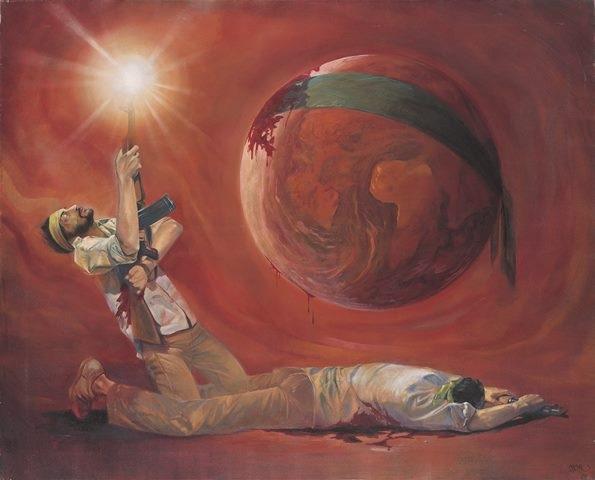 نقاشی دفاع مقدس حرفه ای  3