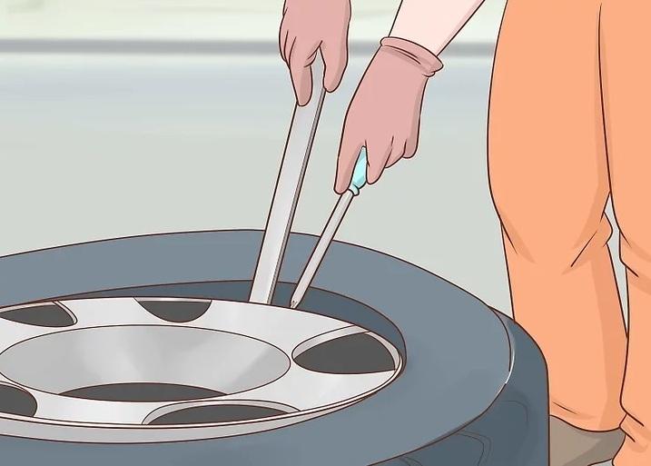 نحوه جدا کردن لاستیک از رینگ 6