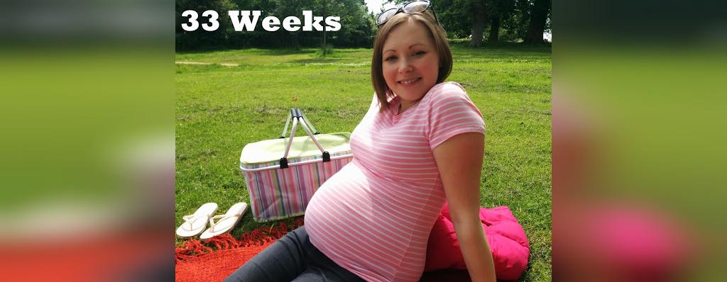 شکم در هفته 33 بارداری