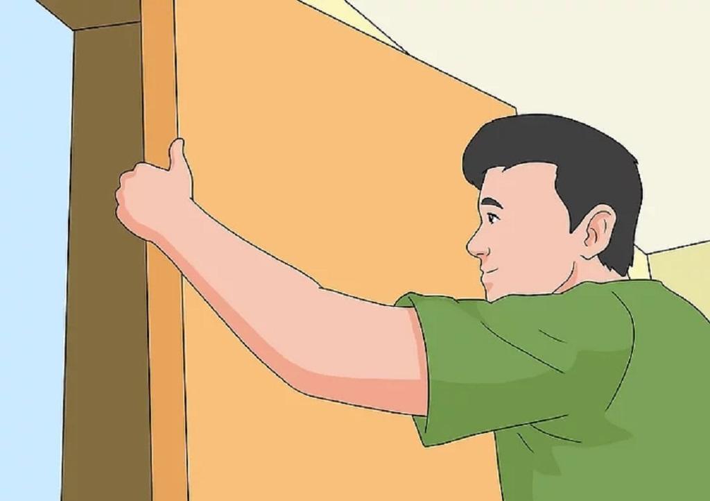 آموزش ساخت درِ انباری چوبی 10