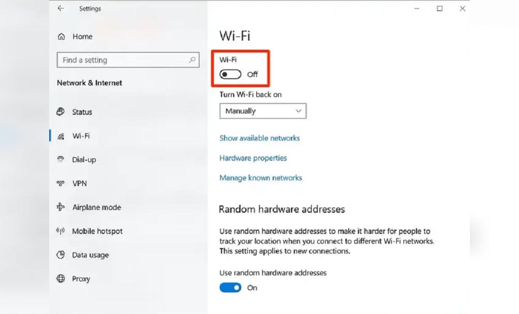 روش فعال سازی وای فای از طریق منوی استارت آموزش روشن کردن وای فای (Wi-Fi) در ویندوز 10 با سه روش ساده