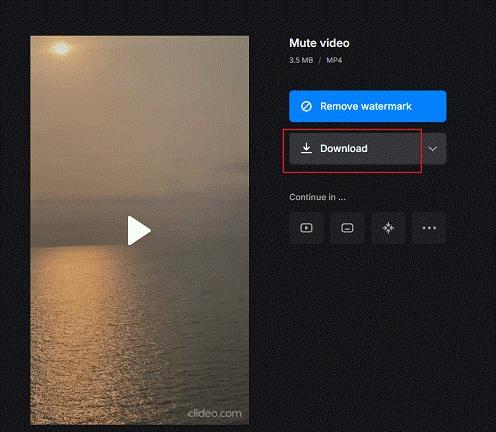 نحوه حذف صدای MP4 به صورت آنلاین 4