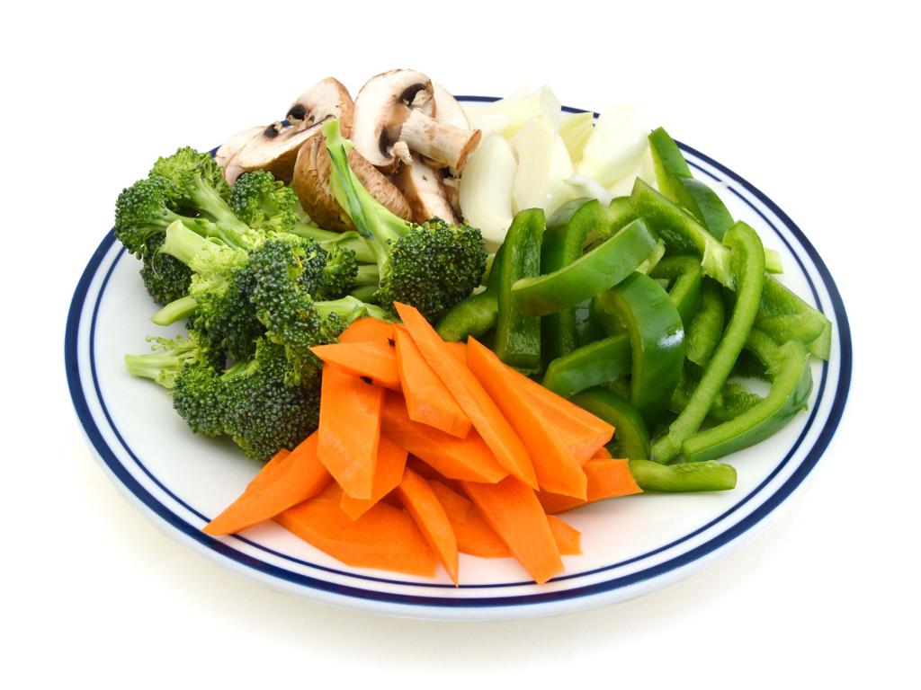 نخوردن سبزیجات خام بلافاصله بعد از تمرین ورزشی