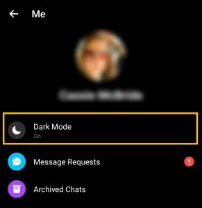 نحوه فعال کردن Dark Mode در فیس بوک 9