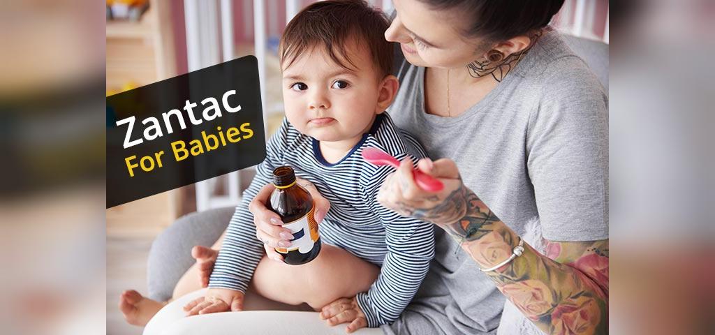 استفاده از داروی زانتاک برای کنترل اسید معده در نوزادان