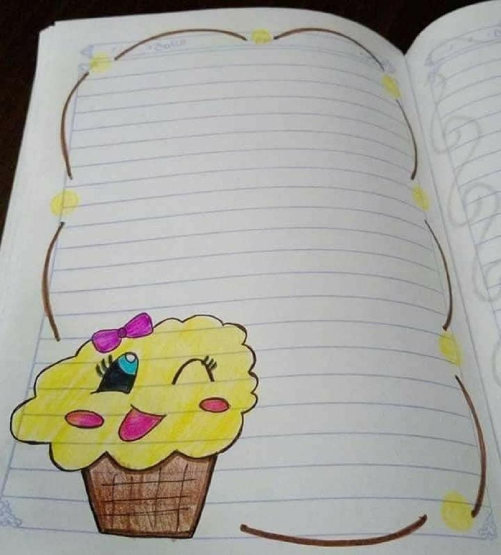 حاشیه دفتر مشق کلاس اول1