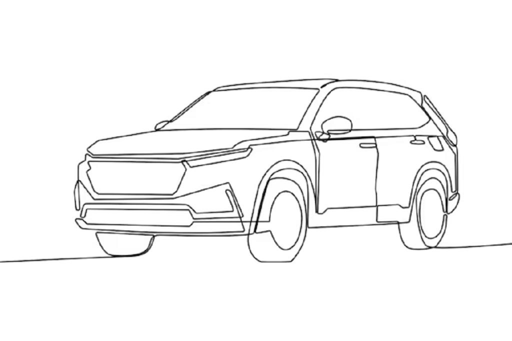 مدل نقاشی ماشین شاسی بلند3