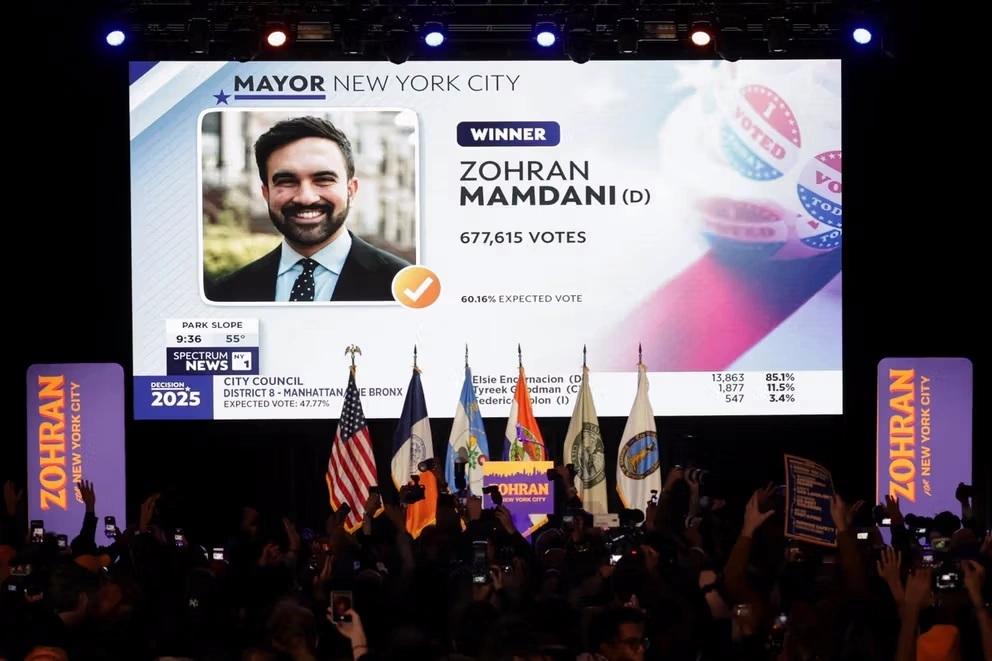 عکس حمایت ستارگان هالیوود از زهران ممدانی