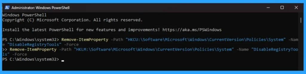 روش‌هایی برای فعال یا غیرفعال کردن ویرایشگر رجیستری 6
