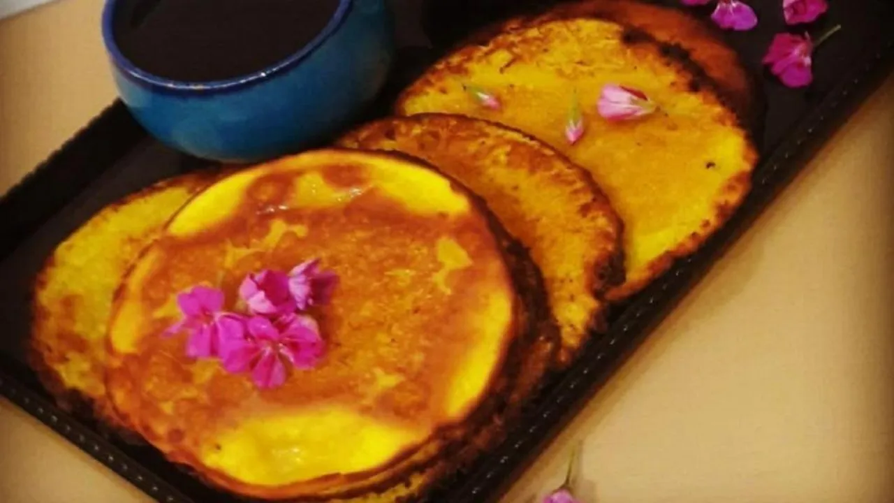 طرز تهیه نان کماج مازندرانی نرم و خوشمزه خانگی در تابه