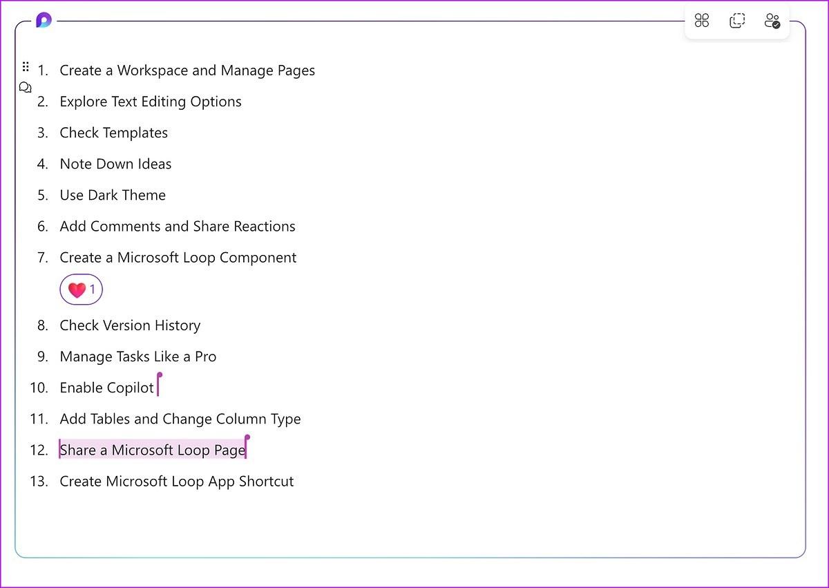 راهنمای کاربردی مایکروسافت لوپ 12
