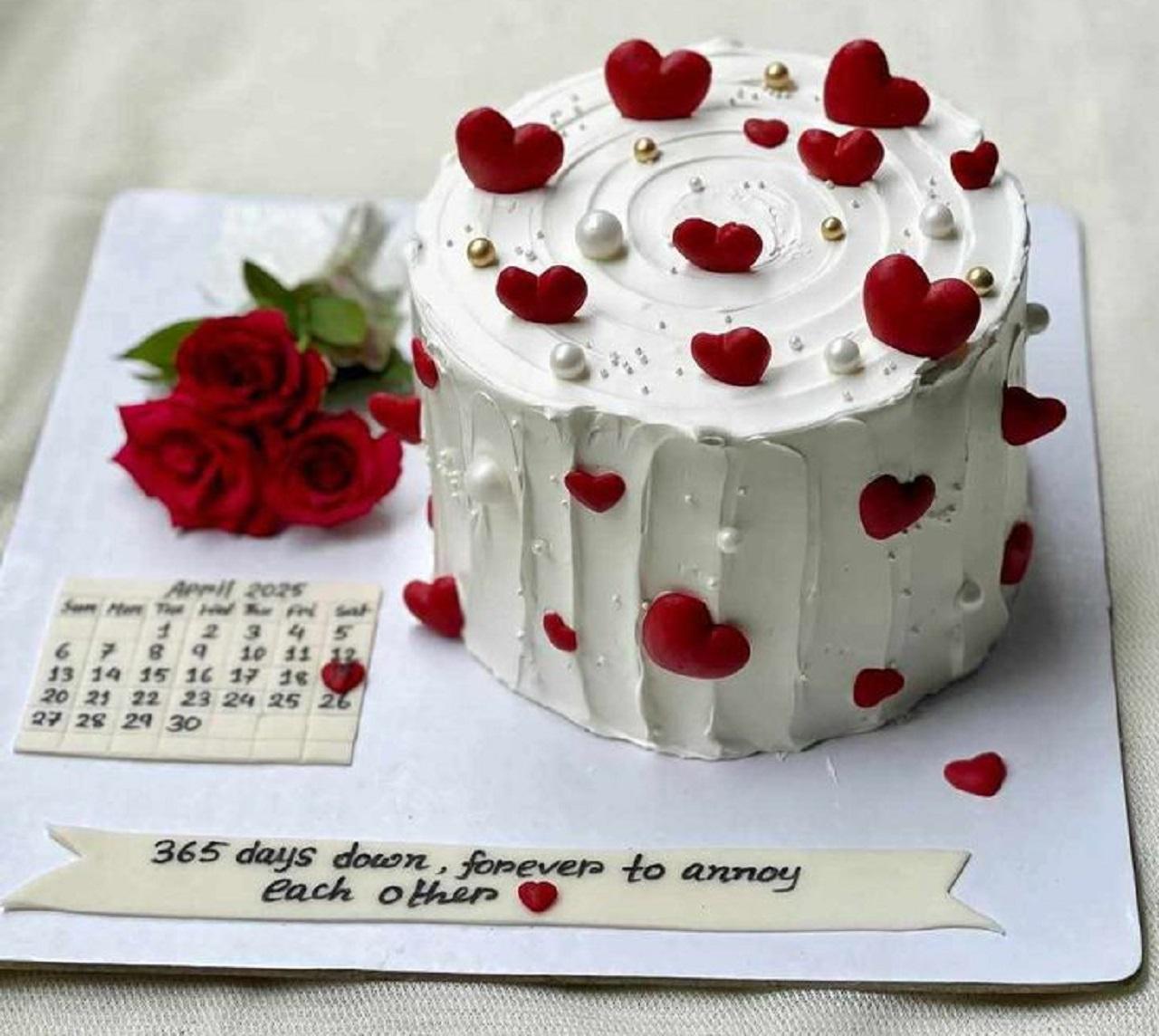 مدل کیک روز مرد عاشقانه 3