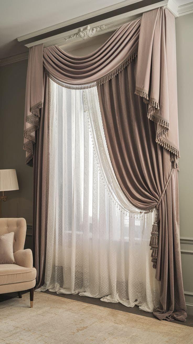 مدل پرده مینیمال اروپایی 4