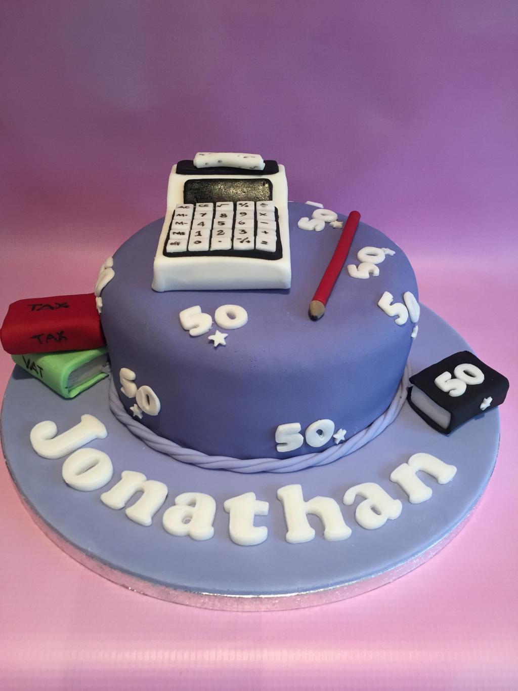 عکس مدل کیک ماشین حساب جدید برای روز حسابداری