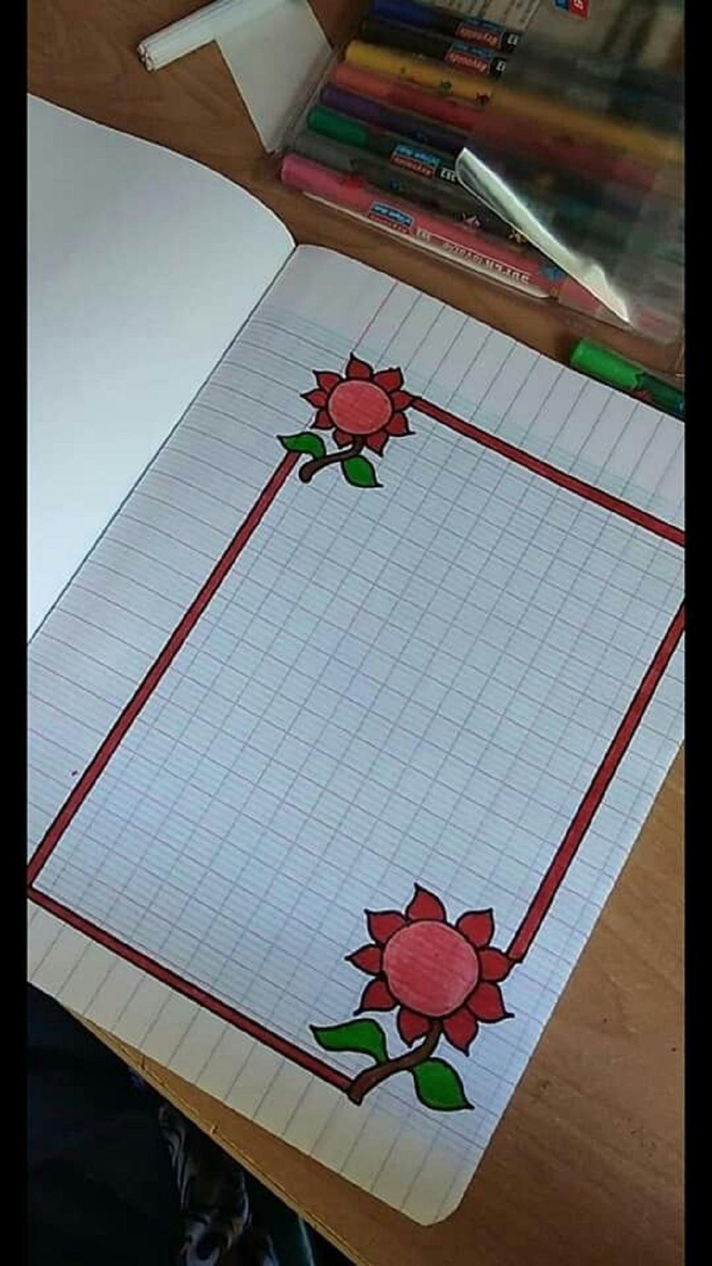 نقاشی برای دفتر عشق کلاس سوم3