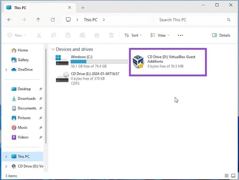 نحوه تغییر وضوح ویندوز در VirtualBox 2