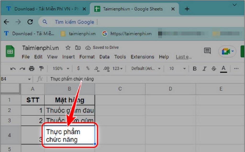 تنظیم Wrap Text در Google Sheets در کامپیوتر 3