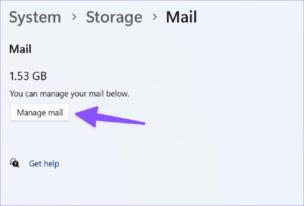 مدیریت ذخیره ایمیل