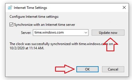 دلیل نشان دادن زمان نادرست در ویندوز 10