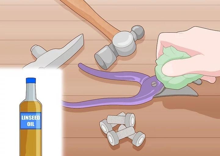 نحوه تمیز کردن ابزارهای قدیمی 6