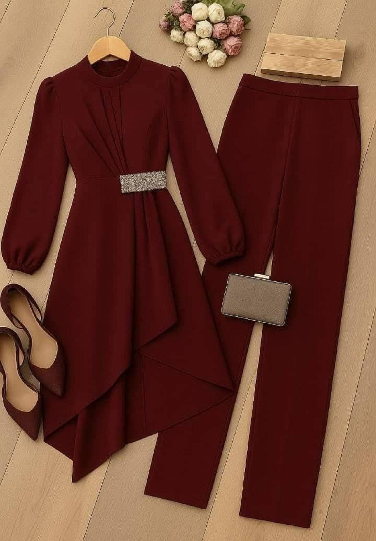 بلوز و شلوار یلدایی برای عروس