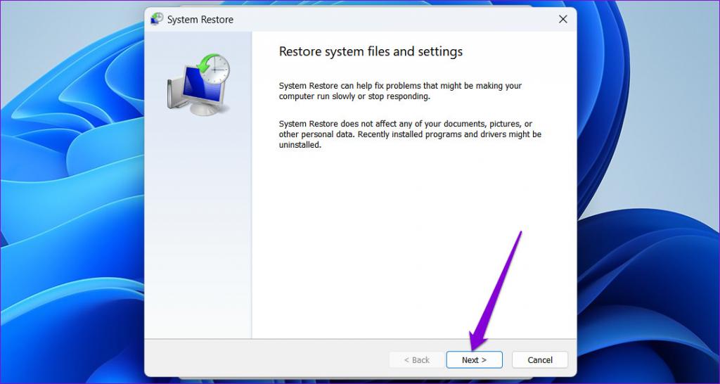 رفع مشکل کار نکردن system restore  در ویندوز  3