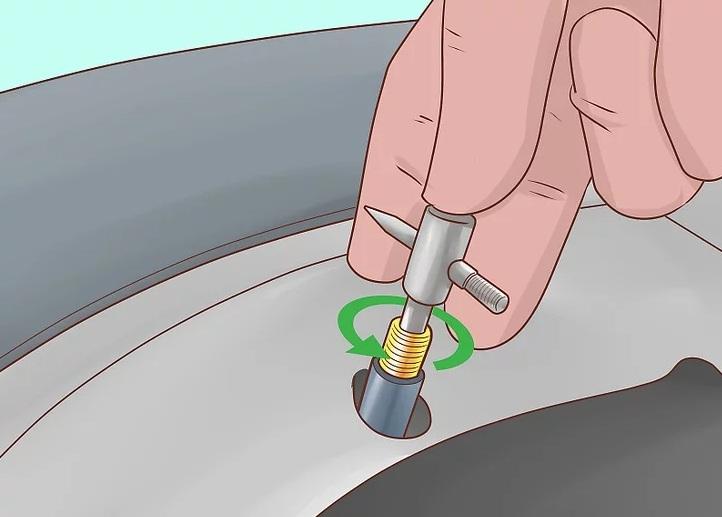 نحوه جدا کردن لاستیک از رینگ 1